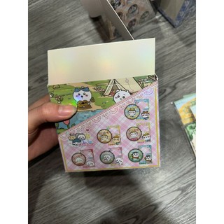 [hàng sẵn] new Chiikawa / Gói Huy hiệu và thẻ trong nhân phẩm blindbox fullbox 12 gói anime hoạt hình Hachiware Usagi Mo