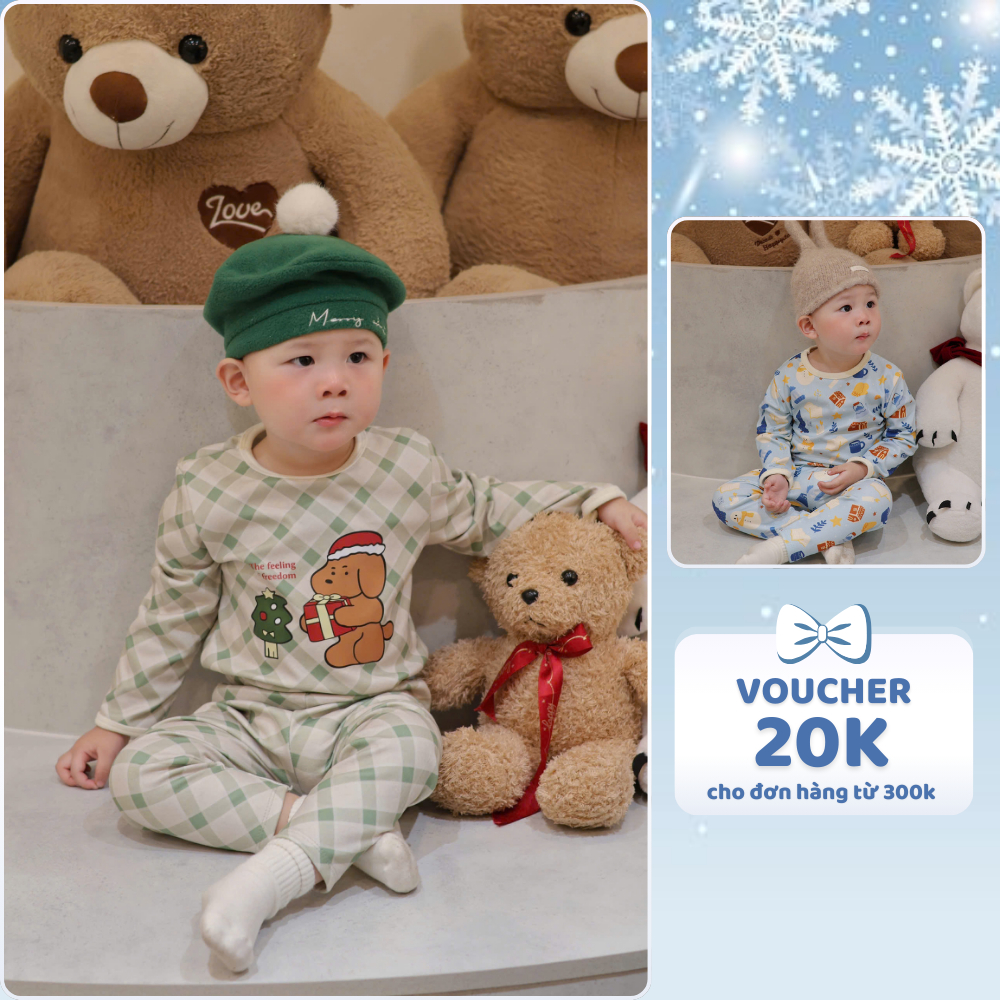 [À ƠI SHOP] T61- set 3 bộ noel xanh đỏ- a100.303