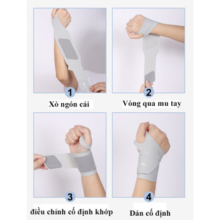 ( CHÍNH HÃNG ) Băng quấn cổ tay thể thao LI-NING, Đai cổ tay, bảo vệ cổ tay, phục hổi chấn thương ( 1 cái)