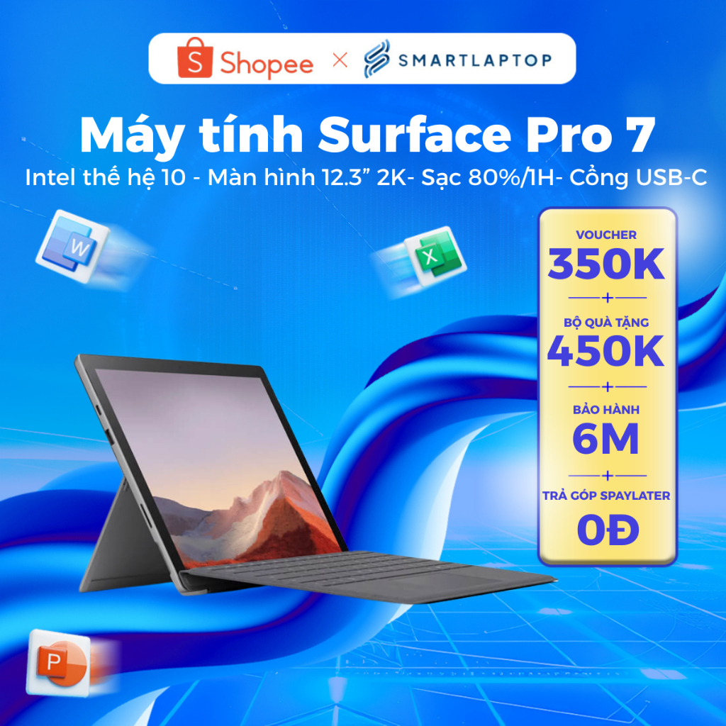 Microsoft Surface Pro 7 Core i7 1065G7/ Ram 16GB/ SSD 512Gb, Thiết
