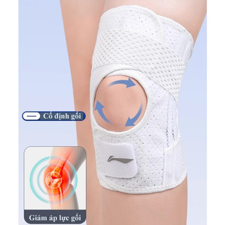 ( BẢN NÂNG CẤP) Bó gối thể thao nâng cấp Li-ning chính hãng, băng quấn đầu gối ( 1 chiếc)