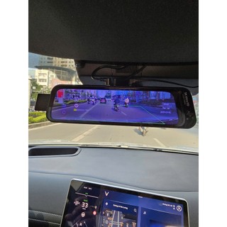 Camera hành trình ô tô X10 Pro 3 mắt cam Tích hợp AI đọc biển số xe GPS Cảnh báo tốc độ Hồng ngoại ban đêm BH 12 tháng