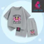 Set Bộ Thun Trẻ Em Mùa Hè, Hình Kitten Girl University Est. 1992, Cotton Mịn Màng Mát Mẻ (M 343)