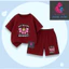 Set Bộ Thun Trẻ Em Mùa Hè, Hình Kitten Girl University Est. 1992, Cotton Mịn Màng Mát Mẻ (M 343)