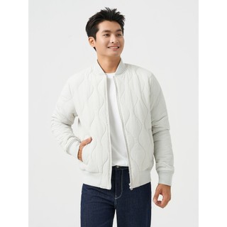 Áo khoác phao nam VIP dáng bomber YODY bo chun tay, chun gấu kín gió MCPJ25F018