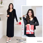 [VÁY LEN] Set Bao Gồm Áo Cardigan Và Váy Dành Cho Mẹ Bầu/ Không Bầu - Dự tiệc/Đón Giáng Sinh Ấm áp, tinh tế VL044 B2MUM — ảnh 8