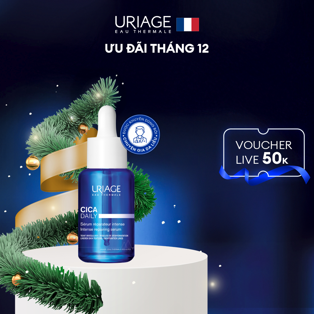 Serum làm dịu, làm lành và phục hồi da tổn thương hằng ngày URIAGE CICA DAILY SERUM 30ml