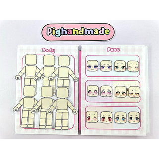 Đồ chơi bóc dán sổ thời trang ROBLOX x Sanrio, 6 nhân vật Kuromi, Melody, Cinnamorll... - Búp bê giấy