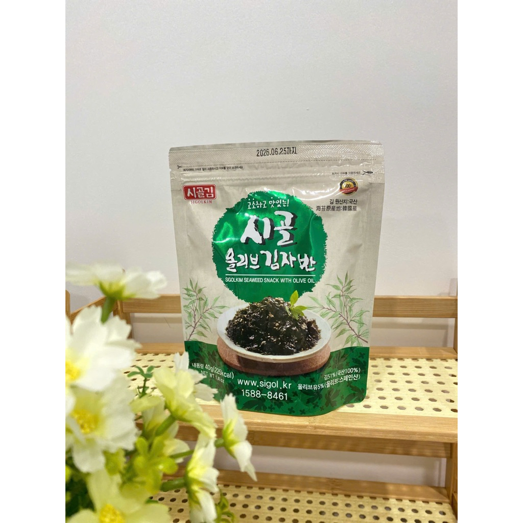 1 Túi Rong biển rắc cơm mè rang Hàn Quốc gói 40g