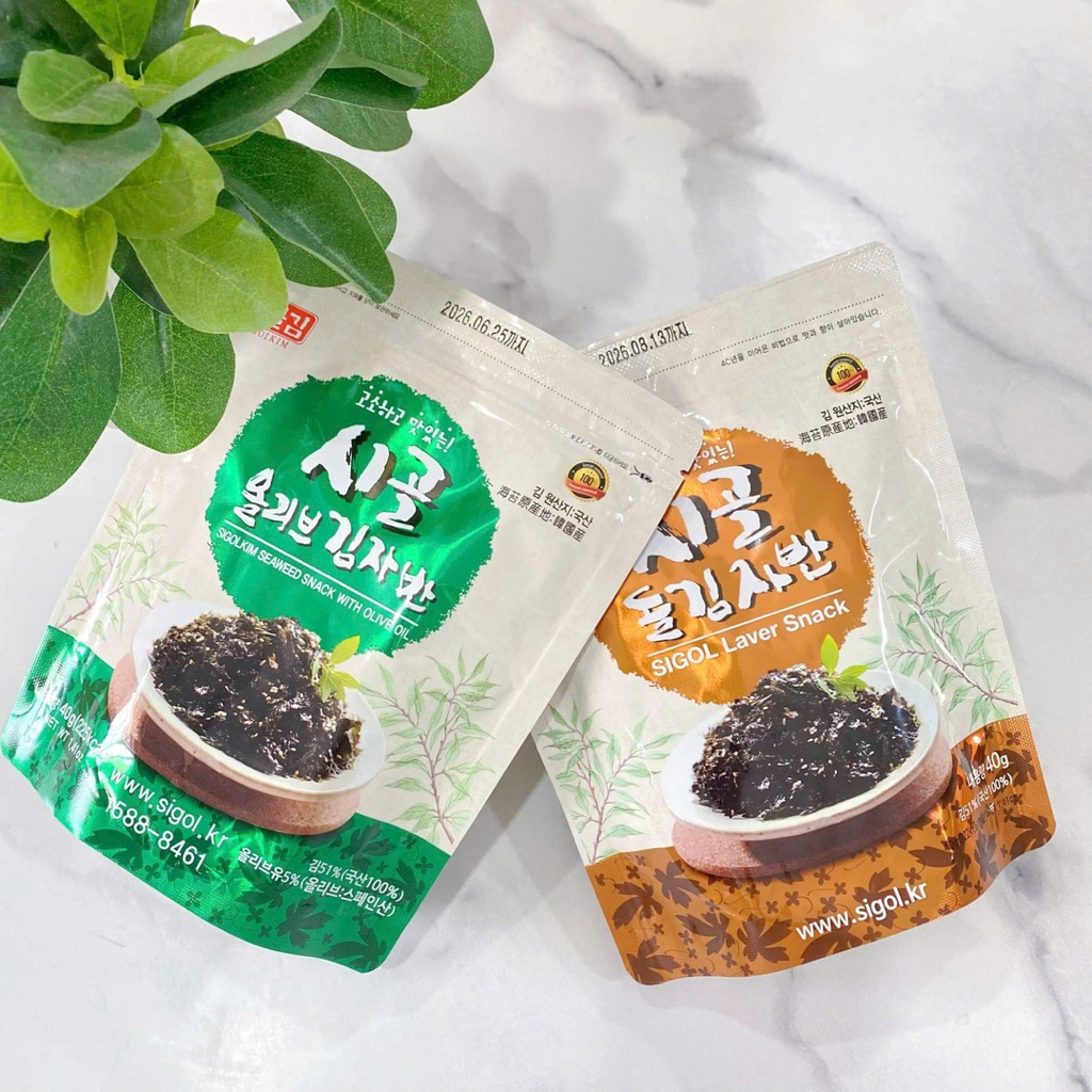 1 Túi Rong biển rắc cơm mè rang Hàn Quốc gói 40g