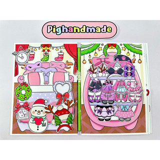 Đồ chơi bóc dán NOEL - nhà Kuromi vs Melody đáng yêu - búp bê giấy Gacha