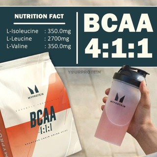 Myprotein - Bột uống hỗ trợ tập gym BCAA 4:1:1 - 500g