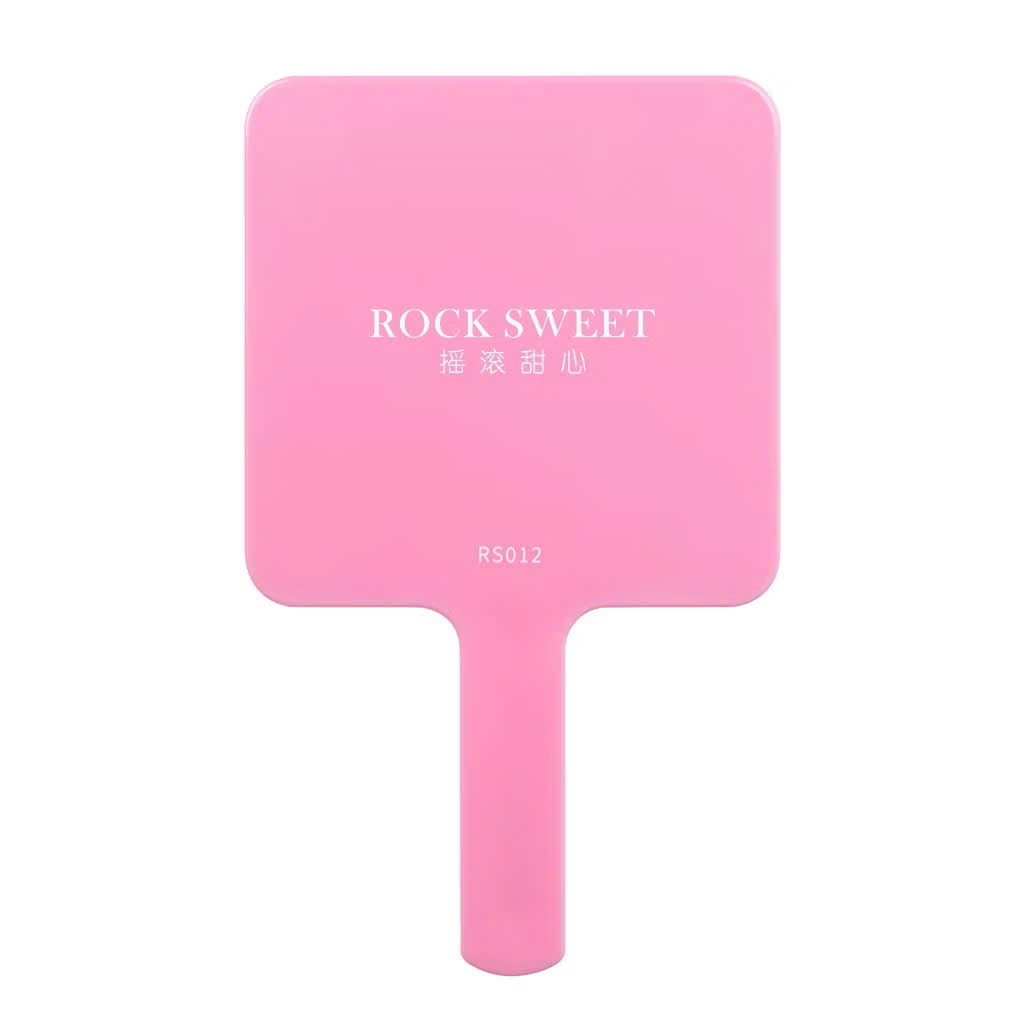 Gương Cầm Tay ROCK SWEET Mini Nhỏ Gọn Dễ Mang Theo Tiện Lợi | NHÍM HOUSE