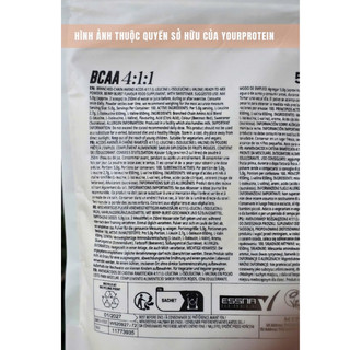 Myprotein - Bột uống hỗ trợ tập gym BCAA 4:1:1 - 500g