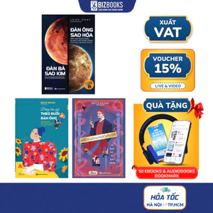 Combo Sách 3 Cuốn Thấu Hiểu Tâm Lý Đàn Ông: Đàn Ông Sao Hỏa, Đàn Ông Bóc Phốt Đàn Ông, Đừng Bao Giờ Theo Đuổi Đàn Ông