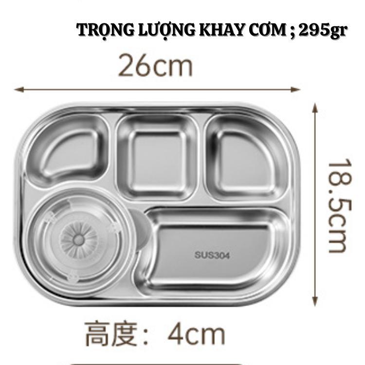 Hộp cơm văn phòng giữ nhiệt LUNCH BOX - Hộp cơm trưa inox 304 giữ nhiệt, dùng được cho lò vi sóng