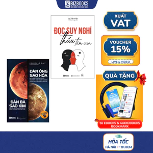 Sách Đàn Ông Sao Hỏa Đàn Bà Sao Kim Và Đọc Suy Nghĩ, Thấu Tâm Can - Bizbooks