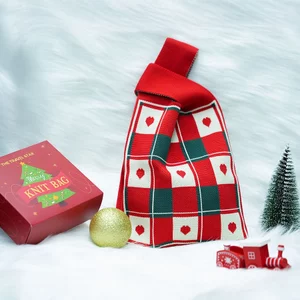 Túi Noel Merry Knit Bag - Quà Tặng Giáng Sinh Siêu Đáng Yêu, Chuẩn Xịn