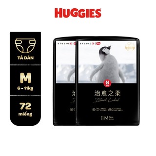 Combo 2 Tã dán/quần Huggies Black Label size M36/L32/XL28/XXL24 miếng