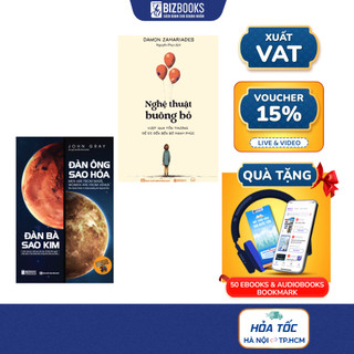 Sách Đàn Ông Sao Hỏa Đàn Bà Sao Kim Và Nghệ Thuật Buông Bỏ - Bizbooks