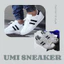 Giày Sneaker Trắng Đen Mũi Sò Vàng, Giày Thể Thao Đế Cao Basic (Hỗ Trợ Đổi Size)