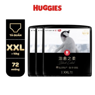 Combo 3 Tã dán/quần Huggies Black Label size M36/L32/XL28/XXL24 miếng