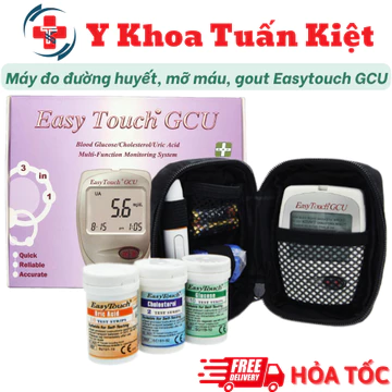 ✅ Máy đo đường huyết 3 chức năng Easytouch GCU - Rossmax (đường huyết, mỡ máu, gout)