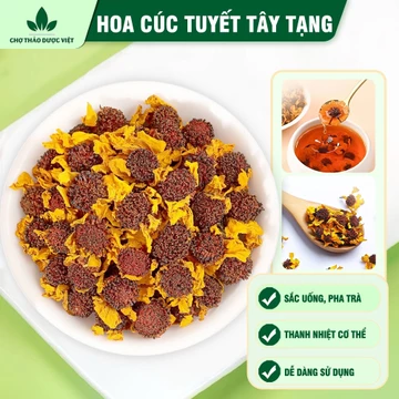 Trà hoa cúc tuyết Côn Lôn 100g, cúc Himalaya, hoa cúc tuyết Tây Tạng vàng, thơm - Chợ Thảo Dược Việt