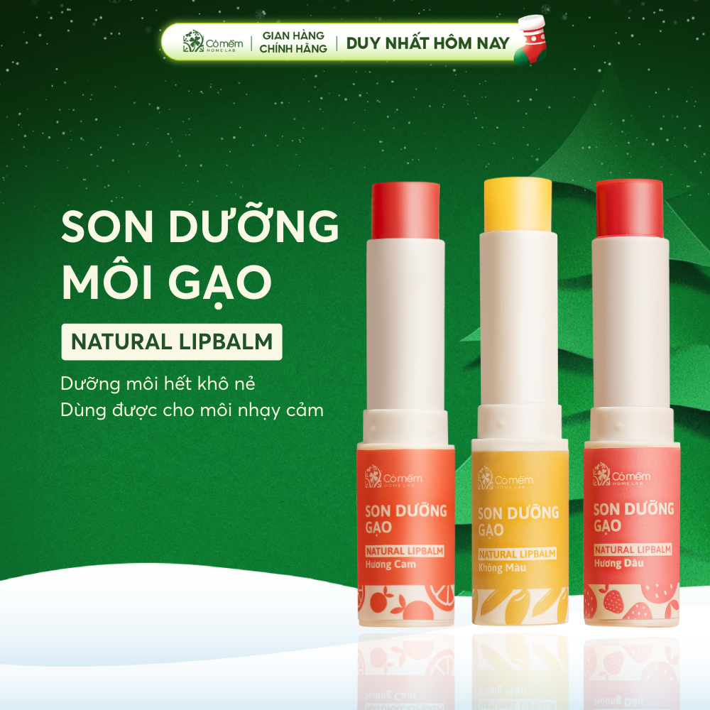 Son Dưỡng Cỏ Mềm Cải Thiện Nứt Nẻ Môi Giảm Thâm Môi  An Toàn Cỏ Mềm 3,5gr