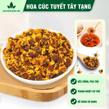 Trà hoa cúc tuyết Côn Lôn 1kg, cúc Himalaya, hoa cúc tuyết Tây Tạng vàng, thơm - Chợ Thảo Dược Việt