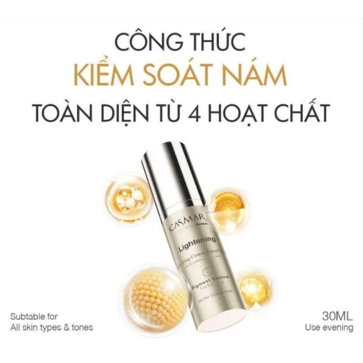 Tinh Chất Dưỡng Sáng Mờ Nám Casmara Lightening Clarifying Concentrated 30ml