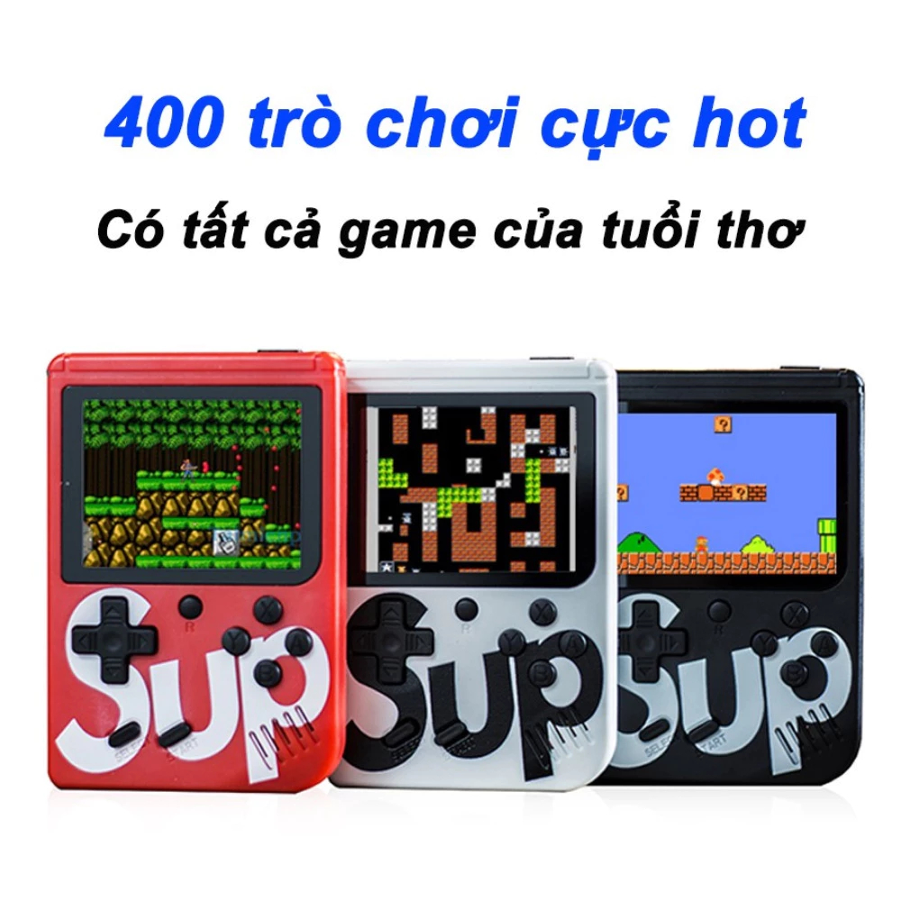 Máy Chơi Game Sup Cầm Tay Gồm 400 Trò Chơi, Kèm Tay Cầm Dành Cho 2 Người, Kết Nối Với TiVi