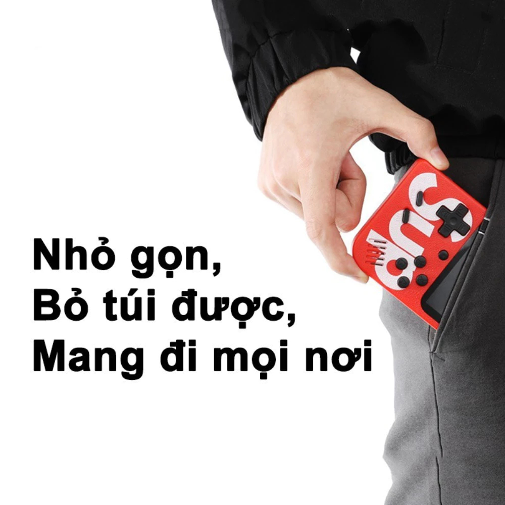 Máy Chơi Game Sup Cầm Tay Gồm 400 Trò Chơi, Kèm Tay Cầm Dành Cho 2 Người, Kết Nối Với TiVi