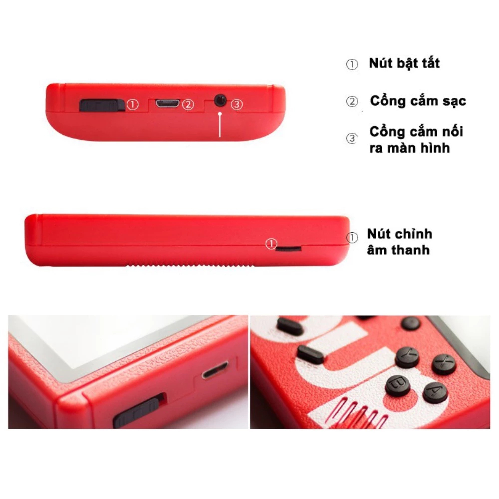 Máy Chơi Game Sup Cầm Tay Gồm 400 Trò Chơi, Kèm Tay Cầm Dành Cho 2 Người, Kết Nối Với TiVi