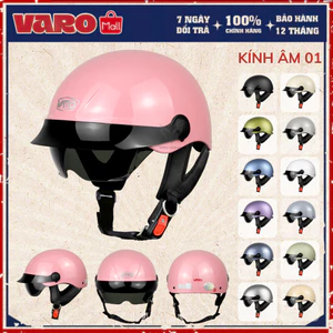 Mũ Bảo Hiểm 1/2 VARO 01 Kính Âm Giấu Gọn Kèm Lưỡi Trai – Đạt Chuẩn Kiểm Định –Chính Hãng VARO Helmet