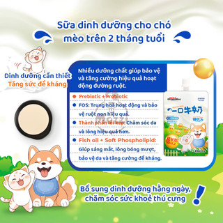 [Hộp 200ml] Sữa tươi cho chó mèo Doggyman Cattyman