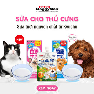 [Hộp 200ml] Sữa tươi cho chó mèo Doggyman Cattyman