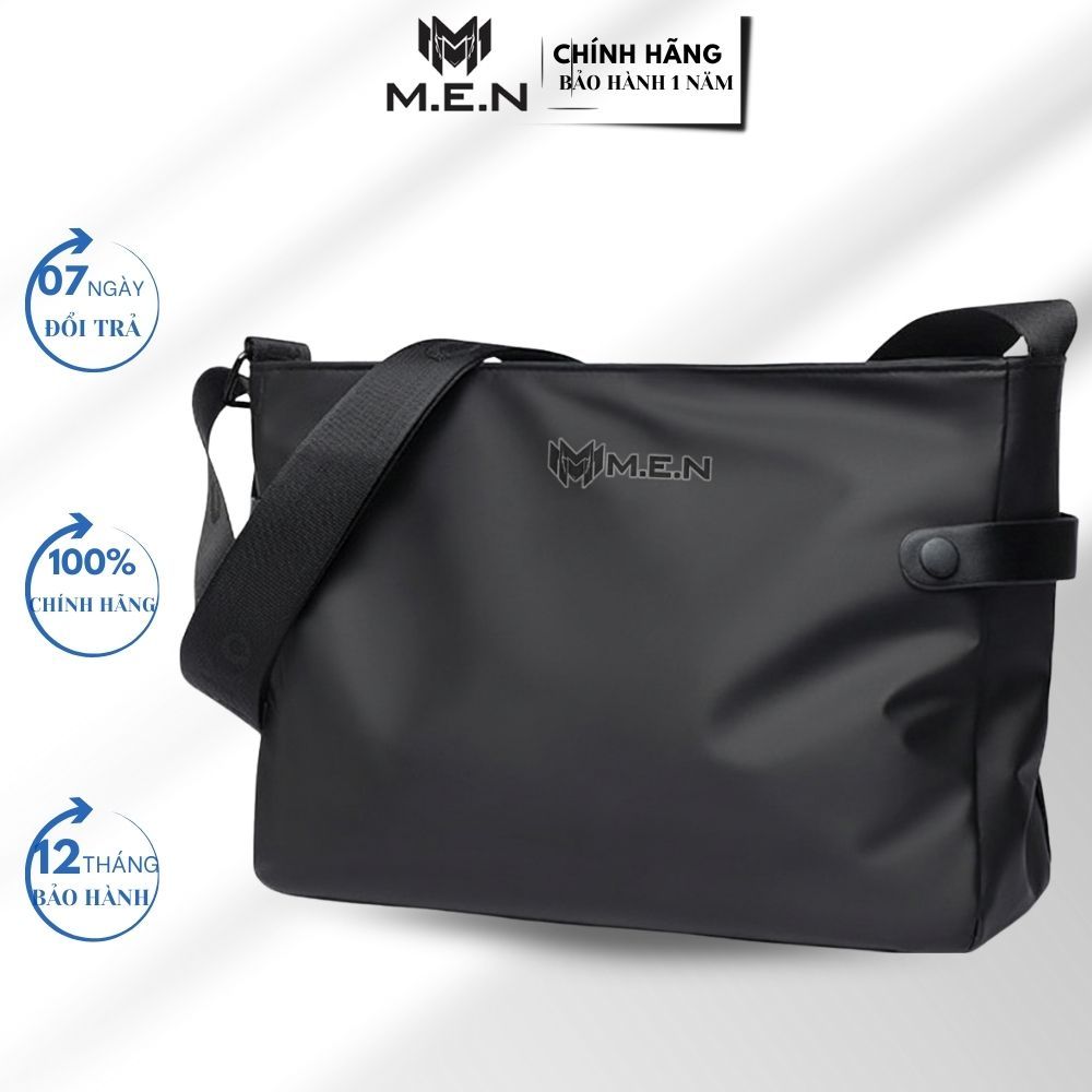 Túi đeo chéo thiếu niên Men SLEK đen xám [HOT TREND]