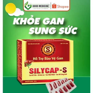SILYCAPS S Cao Kế Sữa Cà Gai Leo - Hỗ Trợ Giải Độc Gan, Hạ Men Gan, Bảo Vệ Gan, Tăng Cường Chức Năng Gan. Hộp 60 Viên