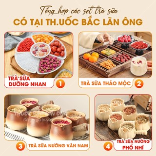 Trà sữa Vân Nam, tổng hợp các set trà sữa nướng tự chọn, nguyên liệu làm trà sữa - Lãn Ông