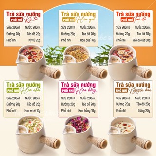 Trà sữa Vân Nam, tổng hợp các set trà sữa nướng tự chọn, nguyên liệu làm trà sữa - Lãn Ông