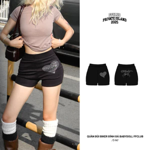 Quần Đùi Biker đính đá BABYDOLL FFCLUB