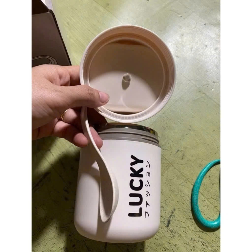 Bình ủ cháo Lucky lõi inox 304 cao cấp – giữ nhiệt hiệu quả, tiện lợi mang đi học, đi làm, đi chơi