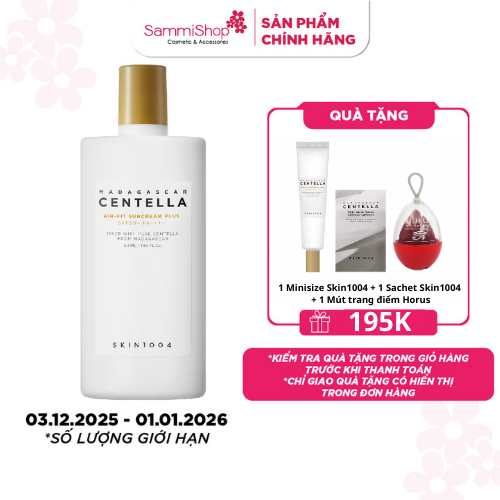 Skin1004 Kem chống nắng Madagascar Centella Air-Fit SunCream Plus 50ml