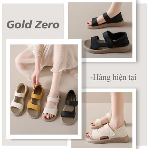 Sandal đế tròn đế phẳng mềm mại cho nữ size lớn EU: 35-42