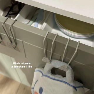 Móc Treo Cửa Tủ Hình Thỏ, Móc Treo Đồ Bằng Kim Loại Không Cần Khoan -TotoMoo.homdecor