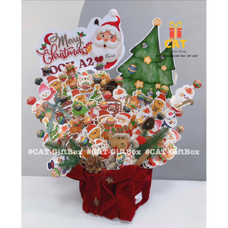 Set Quà Kẹo Mút Giáng Sinh Noel Decor Đẹp, Set 40keo Giáng Sinh Liên Hoan Lớp, Quà Tặng Giáng Sinh, Quà bánh kẹo Noel