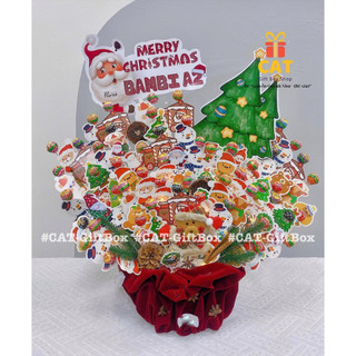 Set Quà Kẹo Mút Giáng Sinh Noel Decor Đẹp, Set 40keo Giáng Sinh Liên Hoan Lớp, Quà Tặng Giáng Sinh, Quà bánh kẹo Noel
