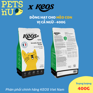 [PP CHÍNH HÃNG] KEOS+ TAHH mèo con với công thức hỗ trợ phát triển 400G - KM SỐC! LÊN ĐƠN LÀ CÓ QUÀ