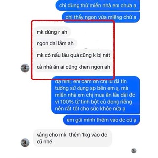 Miến Dong Đỏ Thảo Dược Sợi To (Túi 500g) - Miến Dong Riềng Đỏ Hữu Cơ Dai Giòn, Ít Calo, Hỗ Trợ Ăn Kiêng & Eat Clean